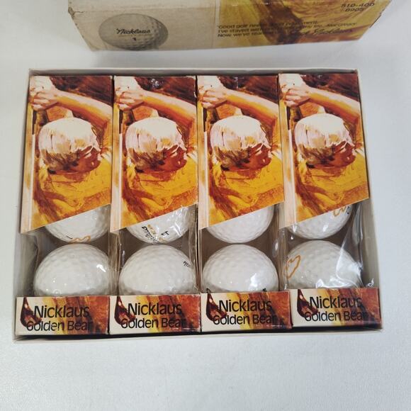 Jack Nicklaus Golden Bear Golf Balls Box Sleeve NOS - Picture 3 of 5